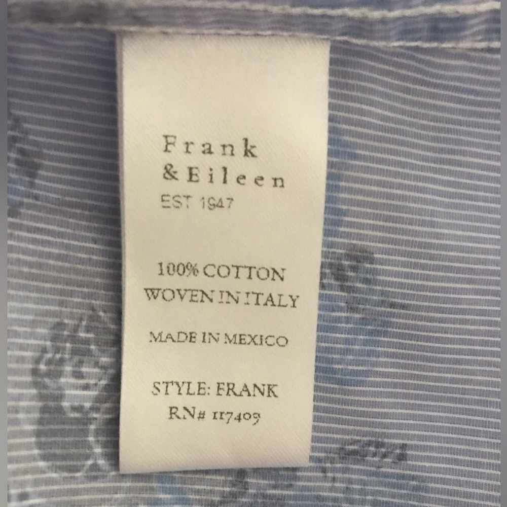NEW!Frank & Eileen Shirt SZ XS - Picture 6 of 7
